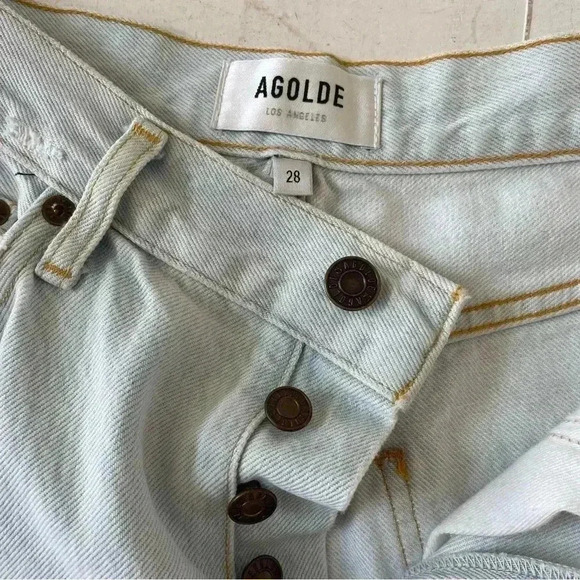 Agolde Jamie High Rise Classic Jeans - Gimmick Size 28 - Picture 10 of 13